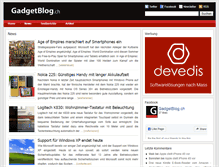 Tablet Screenshot of gadgetblog.ch